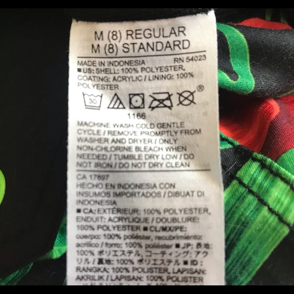 Hibiscus Board Shorts Boys Size 8 Medium w/ built in underwear - Picture 9 of 9